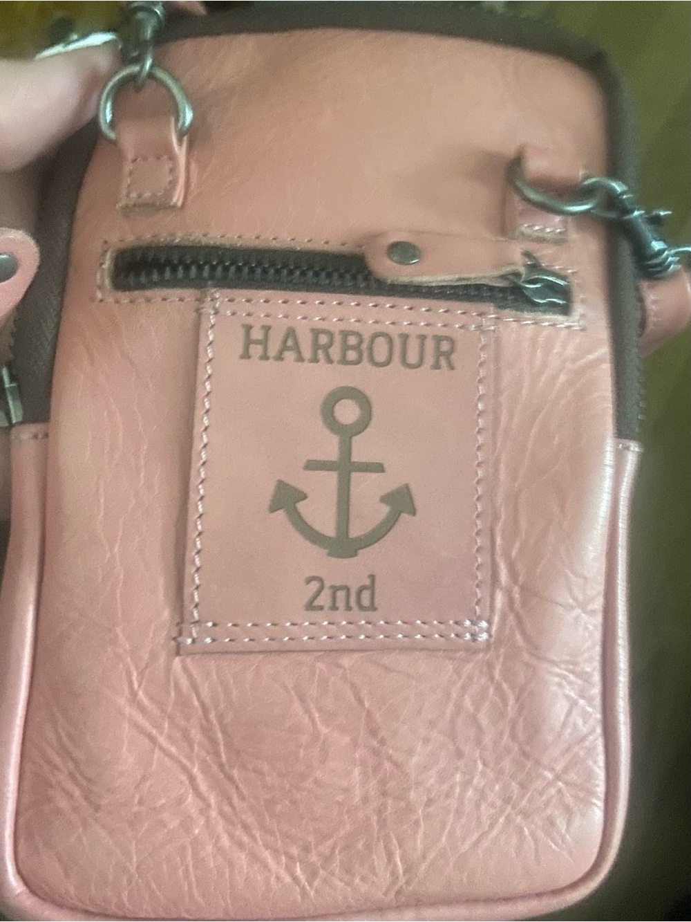 Harbour 2nd Pink Crossbody Bag with Anchor Patch